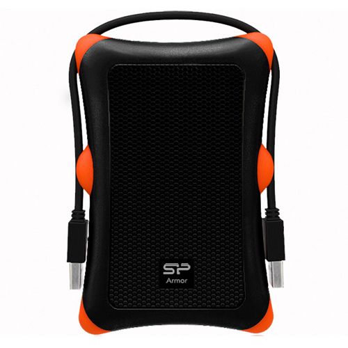 Жесткий диск 1 TB, Silicon power ''Armor A30'', USB 3.0, HDD, черный / Внешние жесткие диски