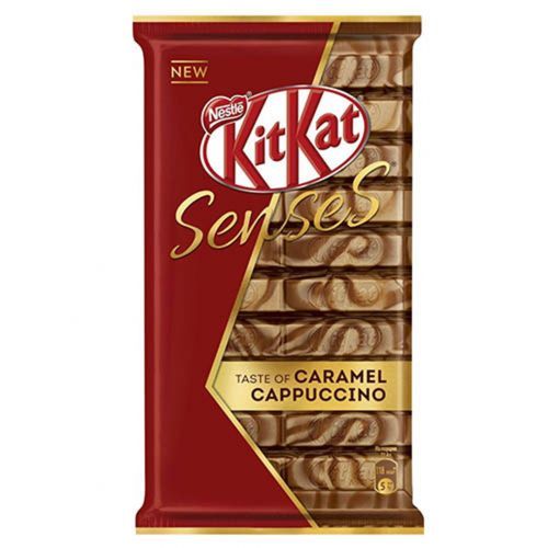 Шоколад KitKat "Senses. Caramel Cappuccino", 112 гр / Шоколад oe.kz Шоколад KitKat "Senses. Caramel Cappuccino", 112 гр / Шоколад