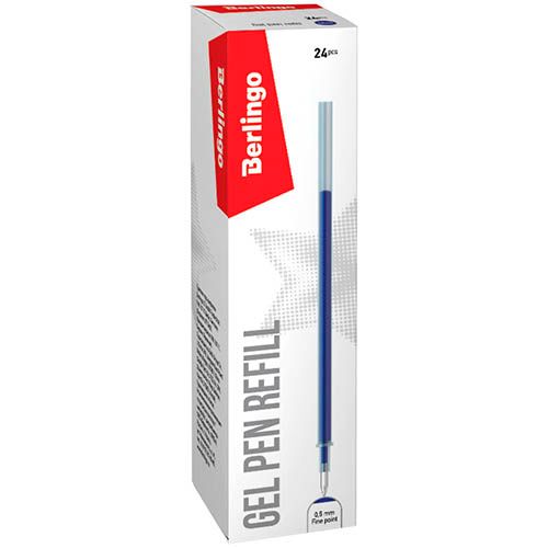 Стержень гелевый Berlingo, 0,5 мм, длина 131 мм, синий / Стержни для гелевых ручек №2