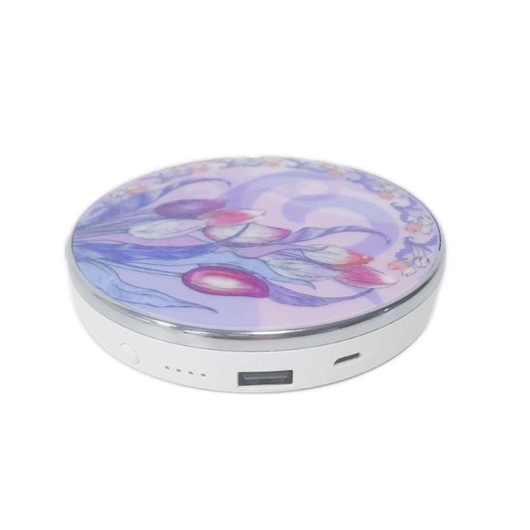 Зеркало подарочное Адеми Ай, с подсветкой, пауэрбанк / Государственные символы №3