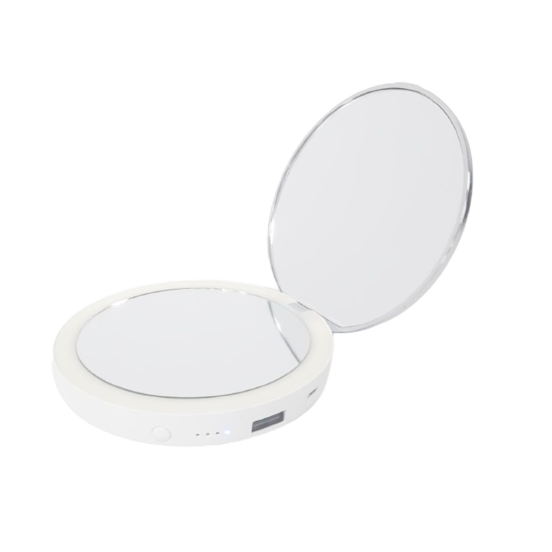 Зеркало подарочное Адеми Ай, с подсветкой, пауэрбанк / Государственные символы №2