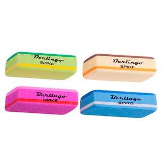 Өшіргіш Berlingo "Spike" жиегі қиғашталған, 50*18*9 мм, ассорти, баға бір дана үшін / Өшіргіштер