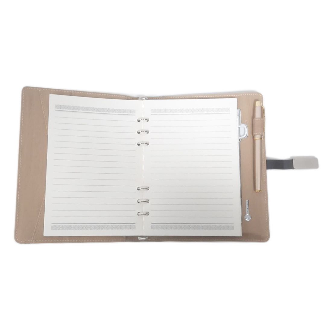 Ежедневник Адеми Ай "Түркістан", с  ручкой и повербанком / Государственные символы №3