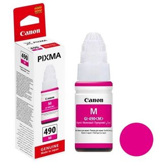 Чернила Canon INK GI-490 M для PIXMA G1400/2400/3400, пурпурные, 70 мл / Чернила