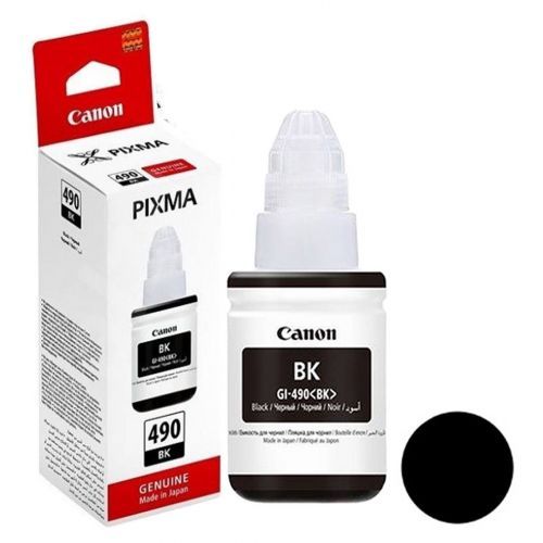 Чернила Canon INK GI-490 BK для PIXMA G1400/2400/3400, черные, 135 мл / Чернила