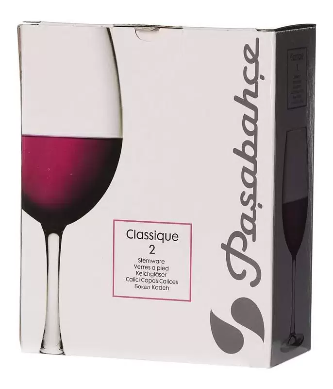 Набор бокалов для вина "Classique" 445 мл, стекло, 2 шт/упак / Посуда столовая №2