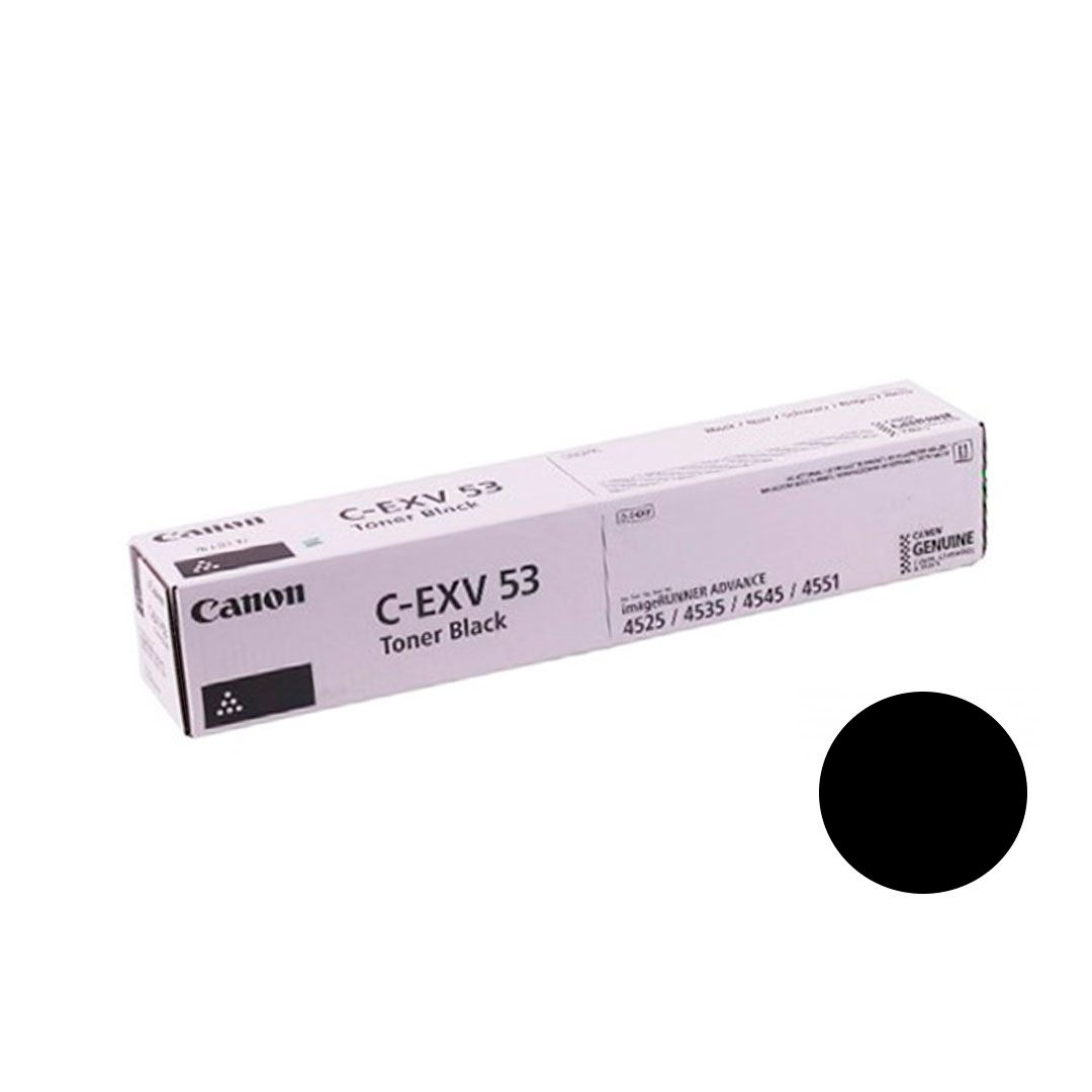 Тонер-картридж оригинальный Canon C-EXV53 для IR ADVANCE 4525/4535/4545/4551, черный / null