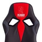 Игровое компьютерное кресло Runner, экокожа/ткань, ассорти