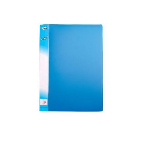 Папка Centrum с боковым зажимом, А4 формат, синяя / Папки с зажимом