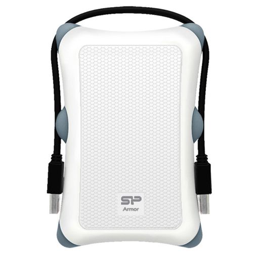 Жесткий диск 1 TB, Silicon power ''Armor A30'', USB 3.0, HDD, белый / Внешние жесткие диски