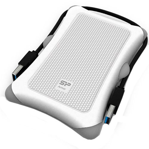 Жесткий диск 1 TB, Silicon power ''Armor A30'', USB 3.0, HDD, белый / Внешние жесткие диски №2