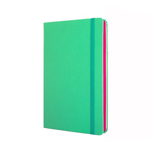 Записная книжка Axent "Partner Soft", 125*195 мм, 96 л, в клетку, на резинке, аквамарин