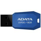 Adata AUV100-8G-RBL, USB Flash Drive 8GB "DashDrive UV100" (Blue).