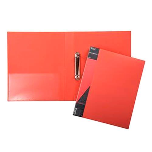 Папка Hatber "Standard", А4 формат, на 2-х кольцах, корешок 40 мм, красная / Папки на кольцах