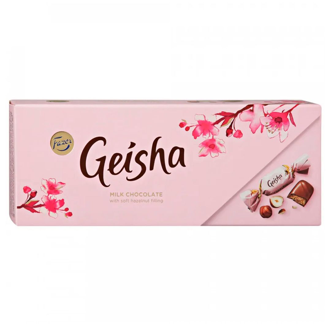 Шоколад Geisha "С начинкой из тертого ореха", молочный шоколад, 270 гр / Шоколад