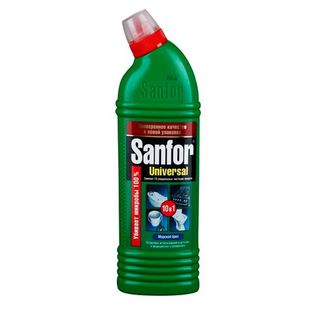 Микробқа қарсы хлор қосылған әмбебап тазартқыш гель Sanfor "Теңіз самалы", 700 мл / Әмбебап тазалау құралдары oe.kz Микробқа қарсы хлор қосылған әмбебап тазартқыш гель Sanfor "Теңіз самалы", 700 мл / Әмбебап тазалау құралдары