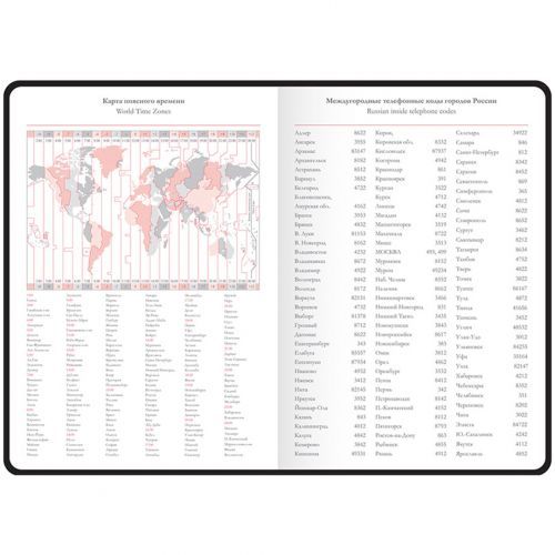 Ежедневник датированный OfficeSpace "Nebraska", 2019 г., А5, 176 л., бордовый / Ежедневники датированные №5