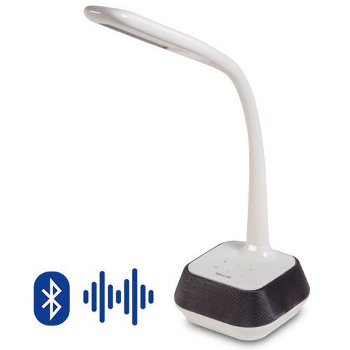 Светильник настольный Deluxe Galanthus светодиодный, Bluetooth динамик, белый / Светильники настольные №2 oe.kz Светильник настольный Deluxe Galanthus светодиодный, Bluetooth динамик, белый / Светильники настольные №2