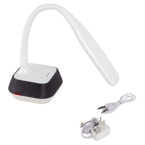 Светильник настольный Deluxe Galanthus светодиодный, Bluetooth динамик, белый / Светильники настольные №3 oe.kz Светильник настольный Deluxe Galanthus светодиодный, Bluetooth динамик, белый / Светильники настольные №3