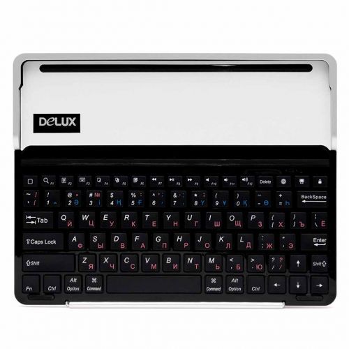 Клавиатура беспроводная универсальная Delux IStation PKO1S с технологией Bluetooth, ENG/RUS, черная / Клавиатуры беспроводные oe.kz Клавиатура беспроводная универсальная Delux IStation PKO1S с технологией Bluetooth, ENG/RUS, черная / Клавиатуры беспроводные