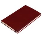 Записная книжка Double, А5, 128 л, на резинке, в линейку, красная