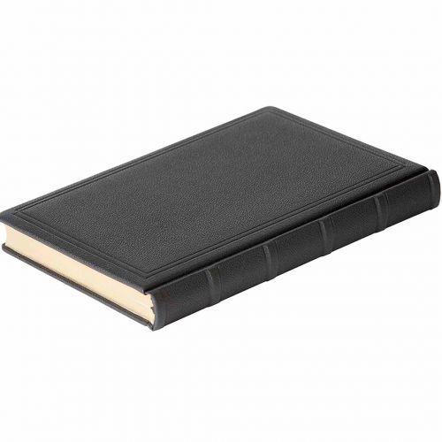 Ежедневник недатированный Quimper, А5, 176 л, с золотым срезом, черный / Ежедневники недатированные №3