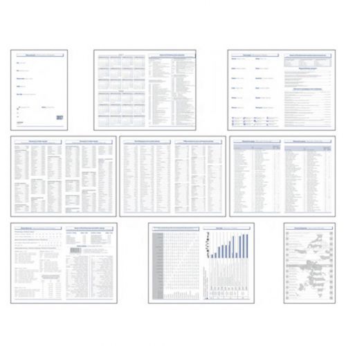 Ежедневник датированный Silvano, 2019 г., А5, 176 л., с золотым срезом, черный / Ежедневники датированные №5