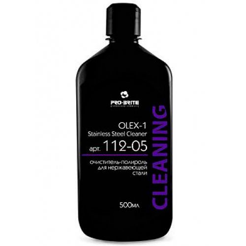Очиститель-полироль для нержавеющей стали Pro-Brite "Olex-1 Stainless Steel Cleaner", 500 мл / Профессиональная химия