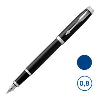 Қауырсынды қалам Parker "IM Black CT", 0,8 мм, көк / Премиум класты қаламдар
