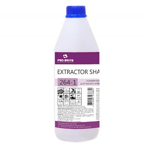 Жидкий шампунь для ковров Pro-Brite "Extractor Shampoo Plus". 1 л