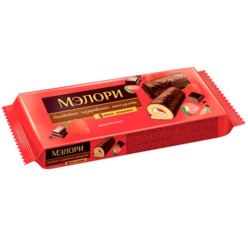 Мини-рулет Мэлори, клубничные, 5 штук, 200 гр / Печенье, вафли, крекеры oe.kz Мини-рулет Мэлори, клубничные, 5 штук, 200 гр / Печенье, вафли, крекеры