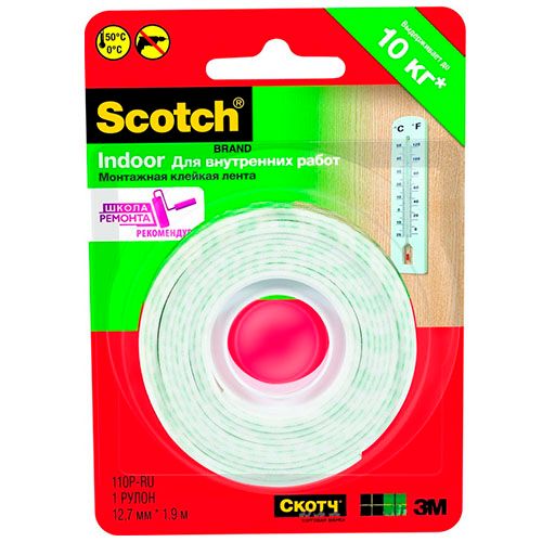 Монтажная лента 3М "Scotch 410P", ширина ленты 25 мм, длина намотки 1,5 м, прозрачная / Монтажные и специальные ленты oe.kz Монтажная лента 3М "Scotch 410P", ширина ленты 25 мм, длина намотки 1,5 м, прозрачная / Монтажные и специальные ленты