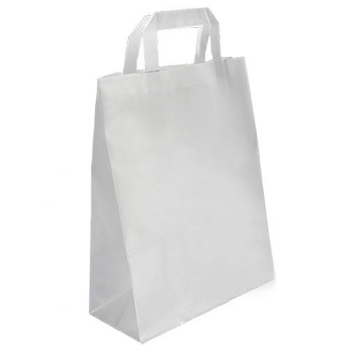 Пакет-сумка бумажная, прочная, размер 28*22 см / null