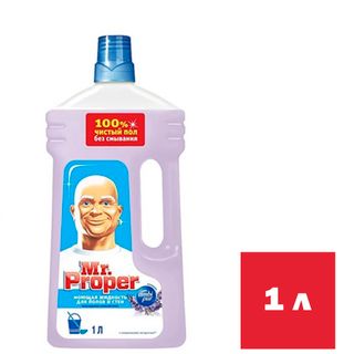 Средство для мытья полов и стен Mr.Proper "Лавандовое спокойствие", 1000 мл / Средства для мытья полов