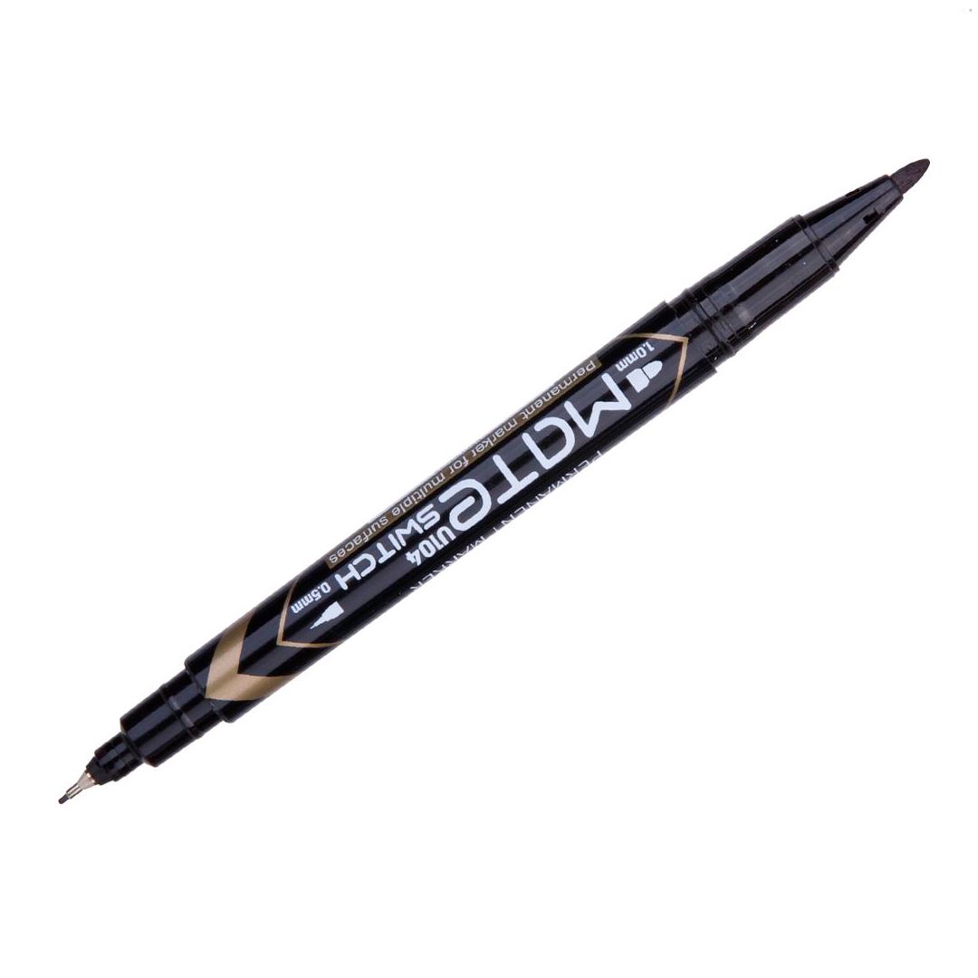 CD/DVD маркері Deli, екі жақты, сызу қалыңдығы 0,5 - 1 мм, қара, баға бір дана үшін / CD/DVD маркерлер №2