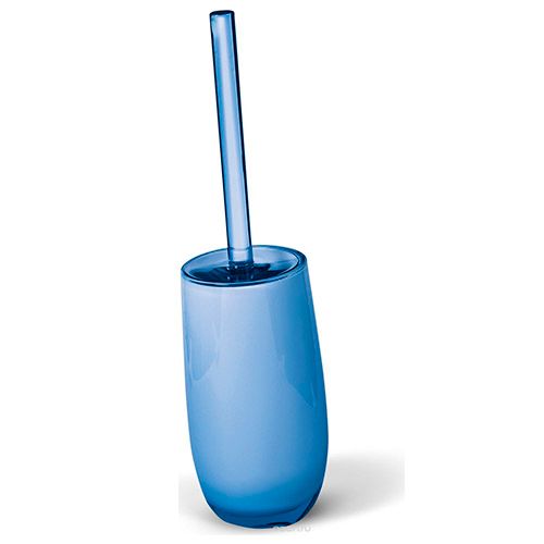 Ершик для туалета Tatkraft Repose Blue, акрил, длина ершика 33 см, подставка 18,5*8,5 см