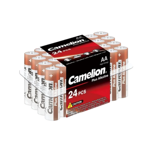 Батареялар Camelion Plus Alkaline саусақты AA LR06-PB24, 1.5V, қаптамада 24 дана, баға бір қаптамасы үшін / Батареялар