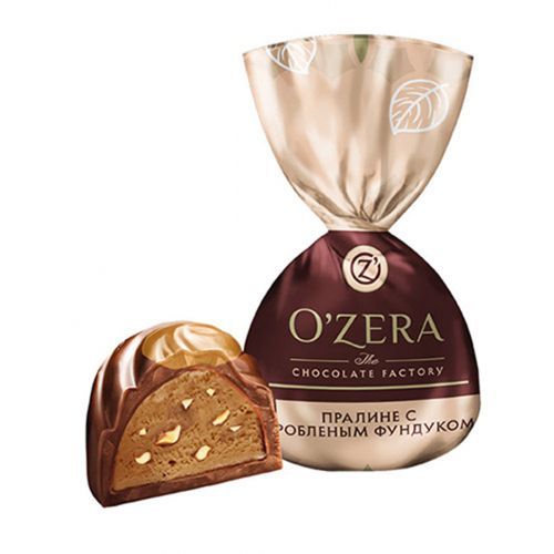 Конфеты пралине O'Zera c дробленным фундуком, 1 кг / Конфеты oe.kz Конфеты пралине O'Zera c дробленным фундуком, 1 кг / Конфеты