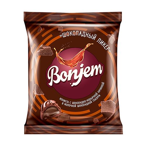Конфеты пралине Bonjem "Шоколадный ликер", 180 гр / Конфеты