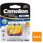Аккумулятор Camelion Lockbox, мизинчиковые АAA, Ni-MH, 1100 mAh 1.2V, 4 шт./уп., цена за упаковку