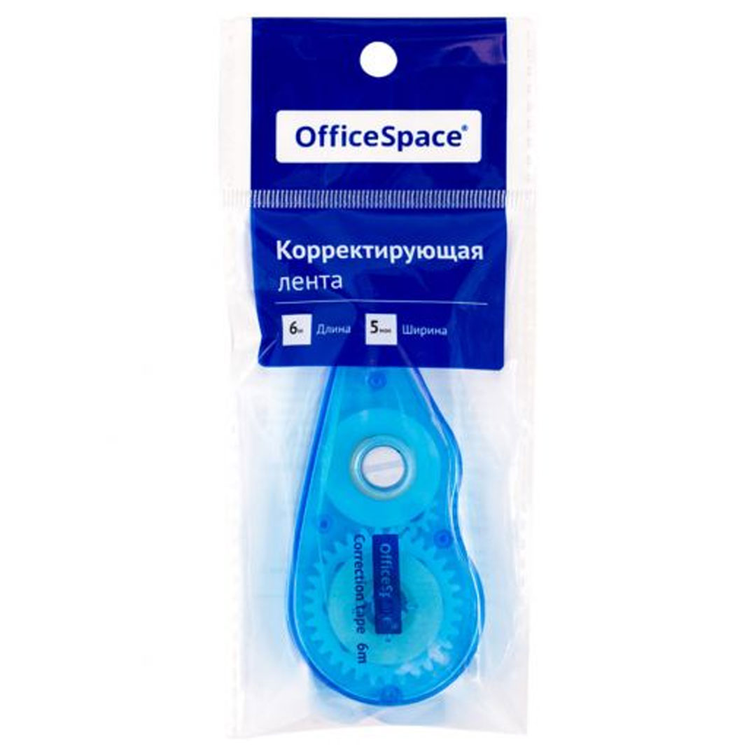 Корректирующая лента OfficeSpace, 5 мм, длина 6 м / Корректирующие ленты №2