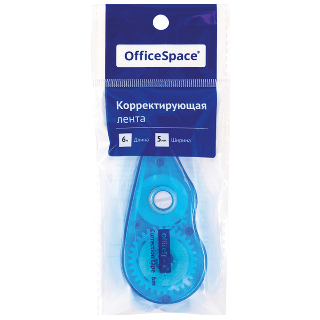 Корректирующая лента OfficeSpace, 5 мм, длина 6 м / Корректирующие ленты №3