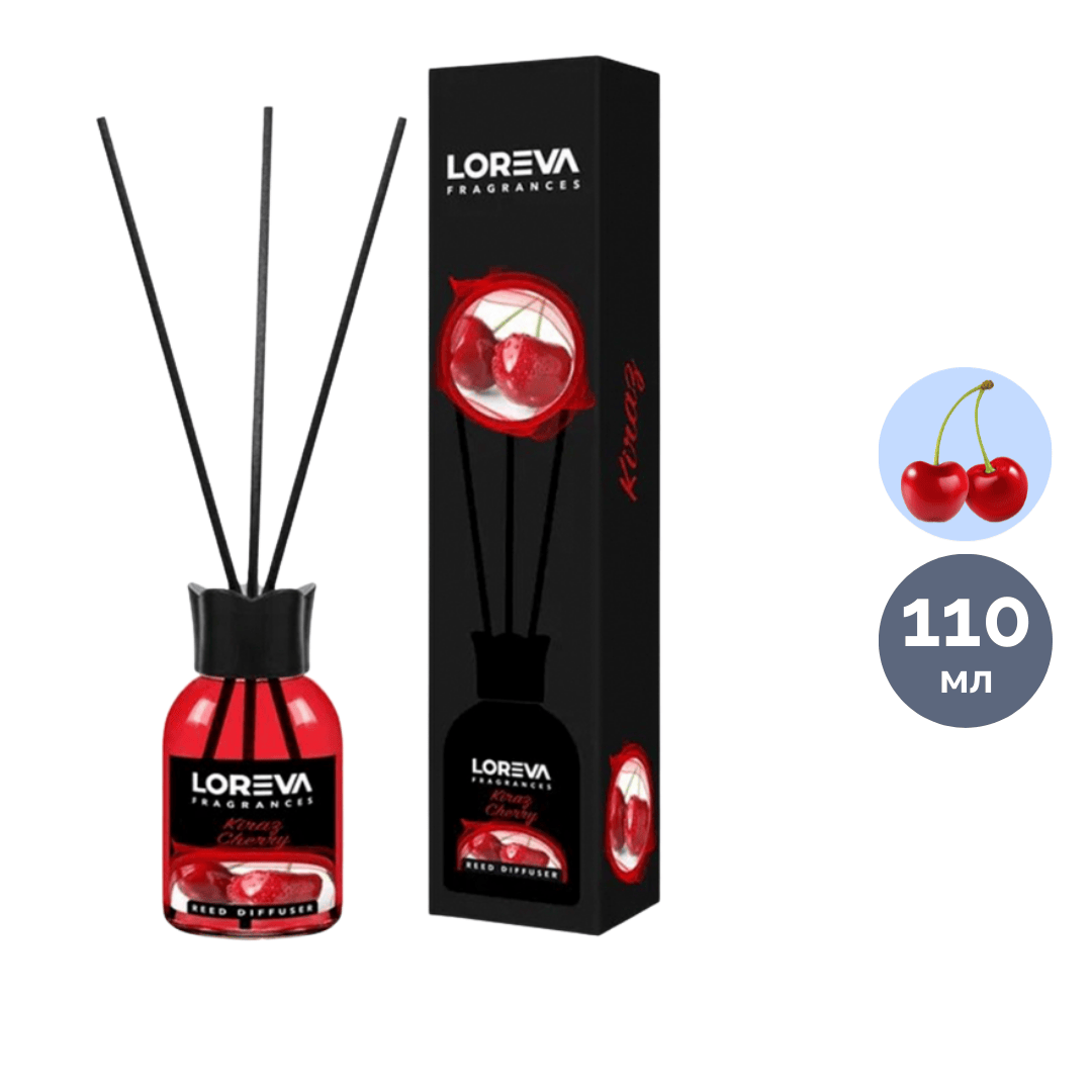 Аромадиффузор Loreva "Вишня", 110 мл / Аромадиффузоры
