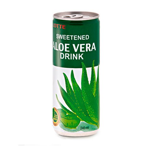 Напиток Lotte "Алоэ Вера", 240 мл, жестяная банка / Напитки и энергетики