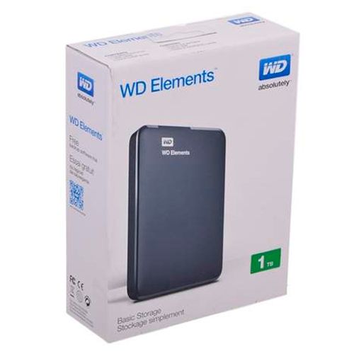 Жесткий диск 1 TB, Western Digital, USB 3.0, HDD 2.5, черный / Внешние жесткие диски №3