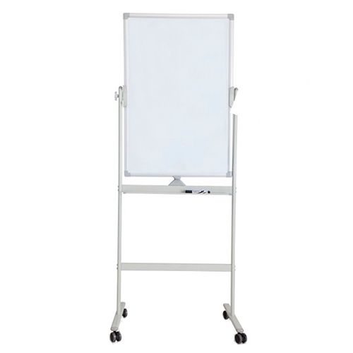 Доска магнитно-маркерная Comix BJ0104, размер 60*90 см, передвижная, с полочкой для аксессуаров / Магнитно-маркерные доски