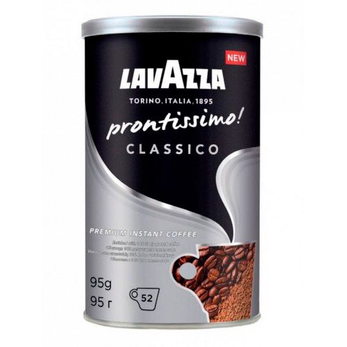 Кофе растворимый Lavazza "Prontissimo Classico", 95 гр, жестяная банка / Кофе растворимый