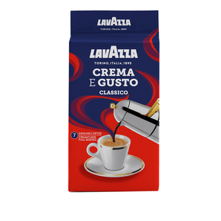 Кофе молотый Lavazza "Crema e Gusto", средней обжарки, 250 гр / Кофе молотый