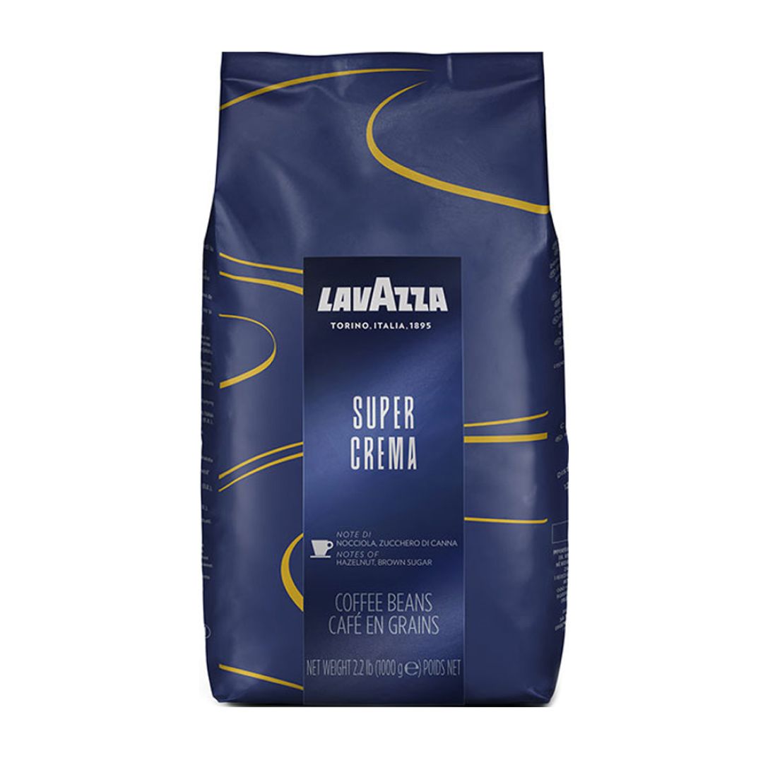 Кофе дәндері Lavazza "Super Crema", орташа қуырылған, 1000 гр