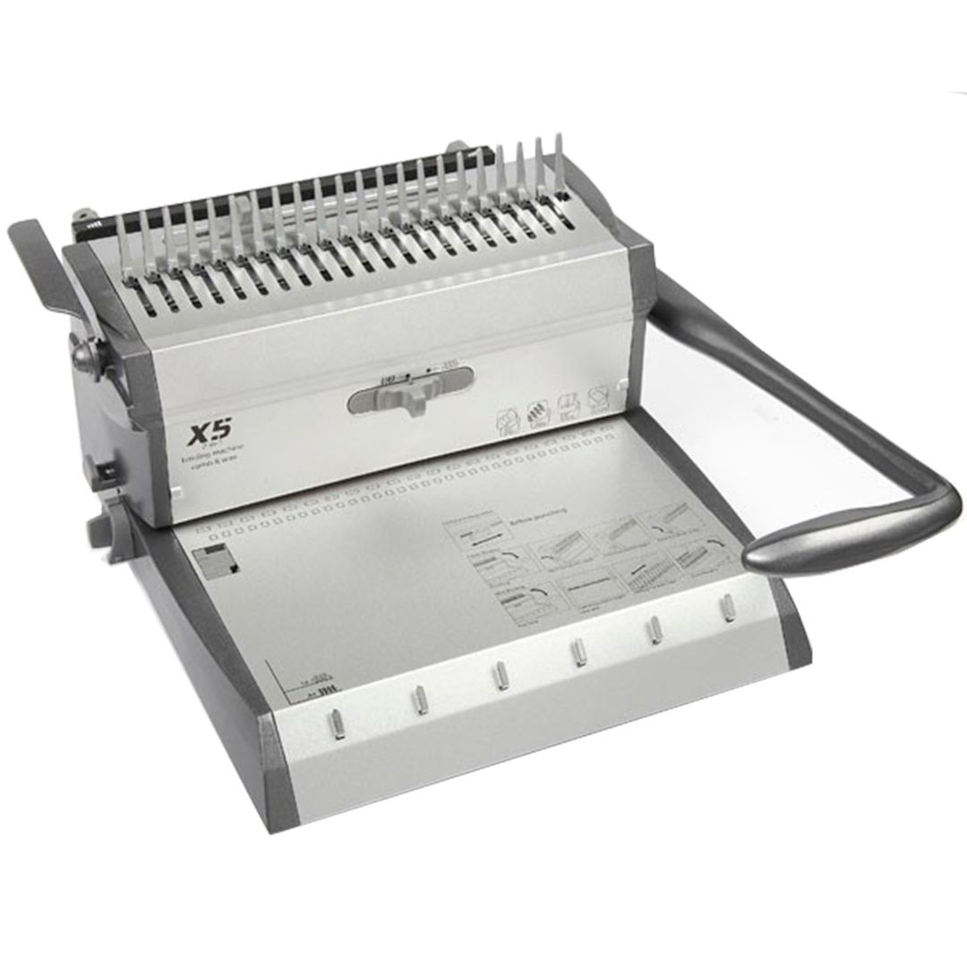 Переплетная машина TPPS X5, металлическая 3:1/пластиковая пружина, переплет 450/120 л, пробивка 25. / Переплетные машины oe.kz Переплетная машина TPPS X5, металлическая 3:1/пластиковая пружина, переплет 450/120 л, пробивка 25. / Переплетные машины